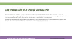 Desktop Screenshot of expertendatabank.be